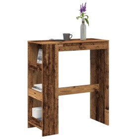 Hohes Regal mit verwitterten Holzregalen 90x40x103,5 cm. von , Küchen- und Esstische - Ref: Foro24-854380, Preis: 66,08 €, Ra...