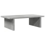 Soporte de pantalla madera ingeniería gris hormigón 50x27x15 cm de , Bases y elevadores para ordenadores - Ref: Foro24-854700...