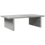 Soporte de pantalla madera ingeniería gris hormigón 50x27x15 cm de , Bases y elevadores para ordenadores - Ref: Foro24-854700...