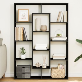 Engineered wood black shelf 80x31x169 cm by , Bookcases and shelves - Ref: Foro24-3310299, Price: 111,13 €, Discount: %