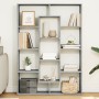 Engineered wood Sonoma gray bookshelf 102x29x143 cm by , Bookcases and shelves - Ref: Foro24-3310303, Price: 108,42 €, Discou...