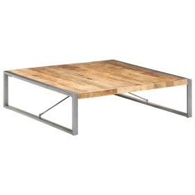 Mesa de centro madera de mango rugosa 140x140x40 cm de vidaXL, Mesas de centro - Ref: Foro24-321579, Precio: 338,65 €, Descue...