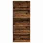 Wooden shelf aged wood engineering 80x30x189 cm by , Bookcases and shelves - Ref: Foro24-3314676, Price: 100,93 €, Discount: %