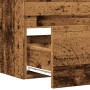 Aged engineered wood sink cabinet 90x38.5x45 cm by , Bathroom furniture - Ref: Foro24-856249, Price: 71,10 €, Discount: %