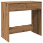 Engineered wood oak artisan desk 80x40x75 cm by , Desks - Ref: Foro24-855993, Price: 72,03 €, Discount: %