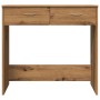 Engineered wood oak artisan desk 80x40x75 cm by , Desks - Ref: Foro24-855993, Price: 72,03 €, Discount: %