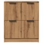 Aparador de madera de ingeniería roble artisan 60x30x70 cm de , Aparadores - Ref: Foro24-856841, Precio: 73,30 €, Descuento: %