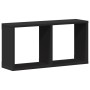 Armario de pared madera de ingeniería negro 60x16x30 cm de , Estantes y estanterías - Ref: Foro24-854878, Precio: 27,75 €, De...