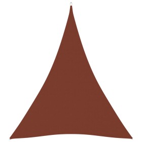 Terracotta Oxford fabric triangular sail awning 3x4x4 m by vidaXL, Umbrellas - Ref: Foro24-135394, Price: 39,99 €, Discount: %