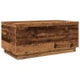 Mesa de centro con luces LED madera envejecida 90x50x40 cm de , Mesas de centro - Ref: Foro24-857722, Precio: 90,83 €, Descue...