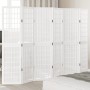 6-panel solid Paulownia wood white room divider by , Room dividers - Ref: Foro24-358793, Price: 146,58 €, Discount: %