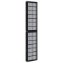 6-panel solid Paulownia wood room divider screen in black. by , Room dividers - Ref: Foro24-358779, Price: 167,29 €, Discount: %