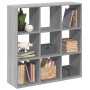 Wooden engineering gray Sonoma divider bookcase 102x29x103.5 cm by , Bookcases and shelves - Ref: Foro24-858044, Price: 91,33...