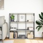 Wooden engineering gray Sonoma divider bookcase 102x29x103.5 cm by , Bookcases and shelves - Ref: Foro24-858044, Price: 91,51...