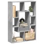 Estantería de madera de ingeniería gris hormigón 63x20x90 cm de , Librerías y estanterías - Ref: Foro24-858141, Precio: 52,26...