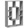 Estantería de madera de ingeniería gris Sonoma 63x20x90 cm de , Librerías y estanterías - Ref: Foro24-858143, Precio: 53,70 €...