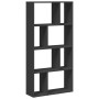 Engineered wood black shelf 60x20x120 cm by , Bookcases and shelves - Ref: Foro24-858148, Price: 62,93 €, Discount: %