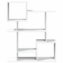 White engineering wooden divider bookshelf 92x29x112 cm by , Bookcases and shelves - Ref: Foro24-858120, Price: 77,48 €, Disc...