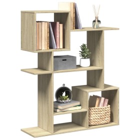 Librería divisor madera ingeniería roble Sonoma 92x29x112 cm de , Librerías y estanterías - Ref: Foro24-858122, Precio: 75,59...