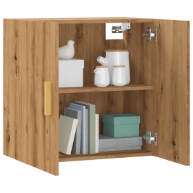 Engineered wood oak artisan wall cabinet 60x31x60 cm by , Lockers and storage cabinets - Ref: Foro24-857070, Price: 62,06 €, ...