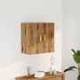 Engineered wood oak artisan wall cabinet 60x31x60 cm by , Lockers and storage cabinets - Ref: Foro24-857070, Price: 62,06 €, ...