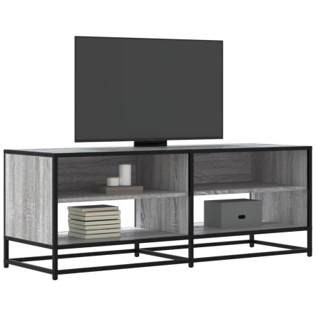 Mueble TV metal y madera ingeniería gris Sonoma 120,5x40x46 cm de , Muebles TV - Ref: Foro24-848892, Precio: 121,25 €, Descue...