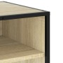 TV-Möbel aus Metall und Ingenieurholz in Sonoma-Eiche, 120,5x40x46 cm. von , TV-Möbel - Ref: Foro24-848890, Preis: 92,99 €, R...