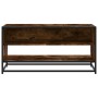 TV stand made of metal and smoked oak wood, measuring 91x40x46 cm. by , TV Furniture - Ref: Foro24-848886, Price: 65,85 €, Di...