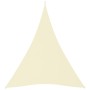 Triangular sail shade in cream Oxford fabric, 5x6x6 m. by vidaXL, Umbrellas - Ref: Foro24-135236, Price: 47,53 €, Discount: %