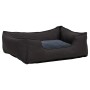 Cama de perro de felpa apariencia de lino gris oscuro de , Camas para perros - Ref: Foro24-171365, Precio: 44,89 €, Descuento: %