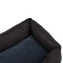 Cama de perro de felpa apariencia de lino gris oscuro de , Camas para perros - Ref: Foro24-171365, Precio: 44,89 €, Descuento: %