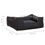 Cama de perro de felpa apariencia de lino gris oscuro de , Camas para perros - Ref: Foro24-171365, Precio: 44,89 €, Descuento: %