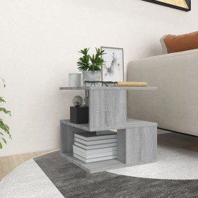 Mesa auxiliar de madera contrachapada gris Sonoma 40x40x40 cm by , Side tables - Ref: Foro24-815811, Price: 36,86 €, Discount: %