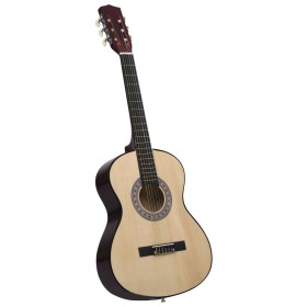 Guitarra clásica para principiantes madera tilo negro 3/4 36" de , Guitarras - Ref: Foro24-70114, Precio: 61,60 €, Descuento: %