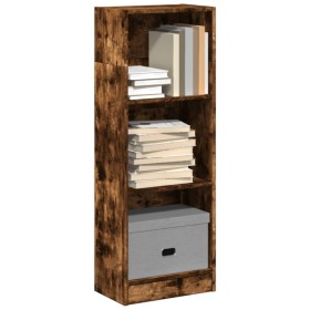 Engineered wood smoked oak bookshelf 40x24x109 cm by , Bookcases and shelves - Ref: Foro24-857778, Price: 41,30 €, Discount: %