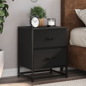 Bedside tables 2 units engineered wood black 40x31x50 cm by , Nightstands - Ref: Foro24-848675, Price: 105,08 €, Discount: %