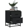 Bedside tables 2 units engineered wood black 40x31x50 cm by , Nightstands - Ref: Foro24-848675, Price: 105,08 €, Discount: %