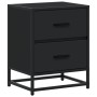 Mesitas de noche 2 uds madera ingeniería negro 40x31x50 cm de , Mesitas de noche - Ref: Foro24-848675, Precio: 105,08 €, Desc...