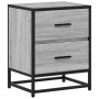 Bedside table made of gray Sonoma engineered wood, 40x31x50 cm. by , Nightstands - Ref: Foro24-848680, Price: 57,40 €, Discou...