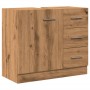 Engineered oak wood vanity cabinet Artisian 63x30x54 cm by , Bathroom furniture - Ref: Foro24-858324, Price: 75,55 €, Discoun...