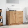 Engineered oak wood vanity cabinet Artisian 63x30x54 cm by , Bathroom furniture - Ref: Foro24-858324, Price: 75,55 €, Discoun...