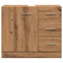 Engineered oak wood vanity cabinet Artisian 63x30x54 cm by , Bathroom furniture - Ref: Foro24-858324, Price: 75,55 €, Discoun...