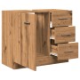 Engineered oak wood vanity cabinet Artisian 63x30x54 cm by , Bathroom furniture - Ref: Foro24-858324, Price: 75,55 €, Discoun...