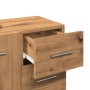 Engineered oak wood vanity cabinet Artisian 63x30x54 cm by , Bathroom furniture - Ref: Foro24-858324, Price: 75,55 €, Discoun...