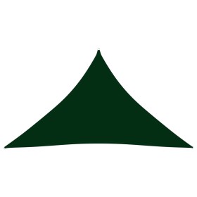 Toldo de vela triangular tela Oxford verde oscuro 3,5x3,5x4,9m de vidaXL, Sombrillas - Ref: Foro24-135505, Precio: 31,99 €, D...