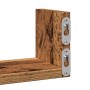 Wandregal 3 Stück aus Holzwerkstoff in verwittertem Holz von , Regale und Regale - Ref: Foro24-853315, Preis: 17,75 €, Rabatt: %