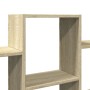 Engineered oak Sonoma wall shelf 159x18x66cm by , Shelves and shelves - Ref: Foro24-853301, Price: 47,93 €, Discount: %