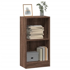 Engineered wood brown oak bookshelf 40x24x76 cm by , Bookcases and shelves - Ref: Foro24-857771, Price: 35,61 €, Discount: %