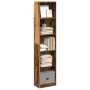 Engineered wood bookshelf in aged color, 40x24x176 cm by , Bookcases and shelves - Ref: Foro24-857799, Price: 61,23 €, Discou...