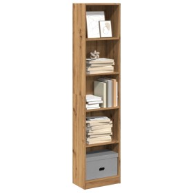 Handgefertigtes Eichenfurnier-Holzregal 40x24x176 cm von , Bücherregale und Regale - Ref: Foro24-857800, Preis: 61,23 €, Raba...